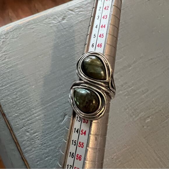 PZ Israel 925 Sterling Silver Ring Size 5.5 - Picture 12 of 14